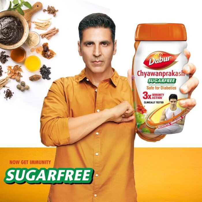 Dabur Chyawanprakash Sugarfree - 900g Clinically Tested Safe for Diabetics With 40+ Ayurvedic Herbs Boosts Immunity Helps Build Strength & Stamina Builds Overall Health6