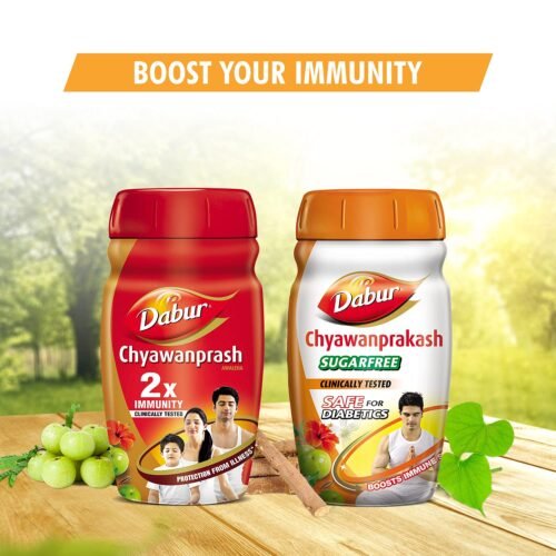 Dabur Chyawanprakash Sugarfree - 900g Clinically Tested Safe for Diabetics With 40+ Ayurvedic Herbs Boosts Immunity Helps Build Strength & Stamina Builds Overall Health6