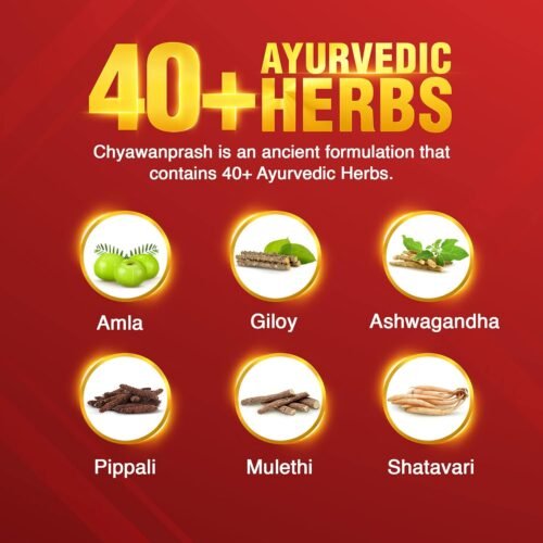 Dabur Chyawanprash - 950g 3X Immunity Action With 40+ Ayurvedic Herbs Helps Build Strength & Stamina Builds Overall Health