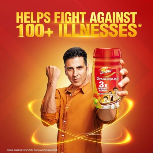 Dabur Chyawanprash - 950g 3X Immunity Action With 40+ Ayurvedic Herbs Helps Build Strength & Stamina Builds Overall Health