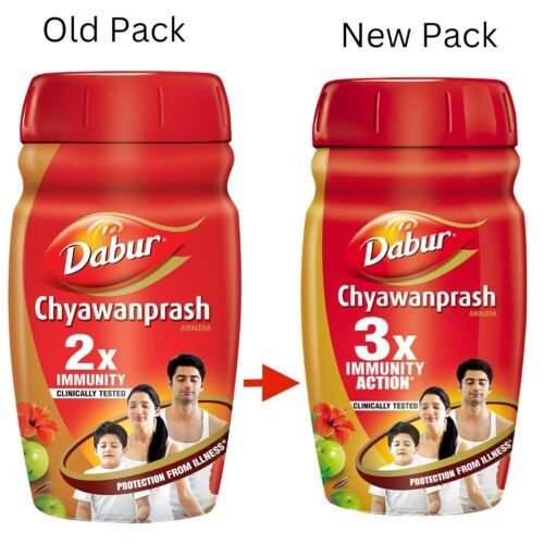 Dabur Chyawanprash - 950g 3X Immunity Action With 40+ Ayurvedic Herbs Helps Build Strength & Stamina Builds Overall Health