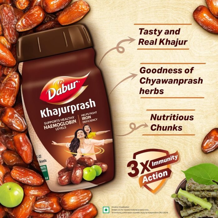 Dabur Khajurprash - 900g Supports Healthy Haemoglobin Levels2