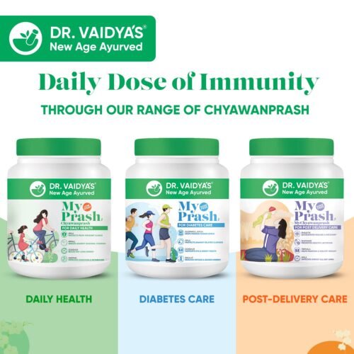 Dr. Vaidya's MyPrash Chyawanprash for Daily Health Immunity Booster, Nourish Stamina & Energy, Ayurvedic, Natural