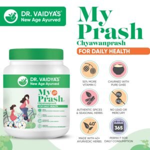 Dr. Vaidya's MyPrash Chyawanprash for Daily Health Immunity Booster, Nourish Stamina & Energy, Ayurvedic, Natural