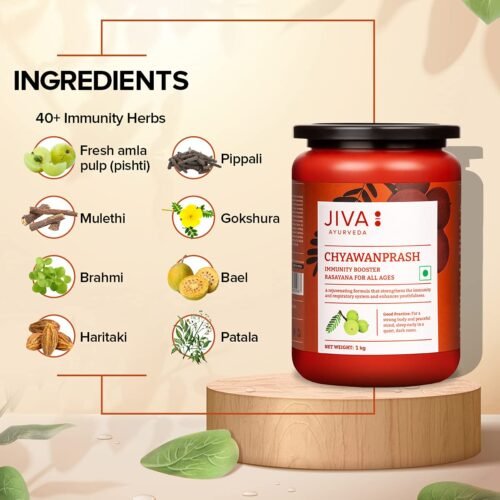 Jiva Chyawanprash Goodness of Ayurveda 100% Pure & Natural & Rich in Vitamin-C Natural Rejuvinator & Immunity