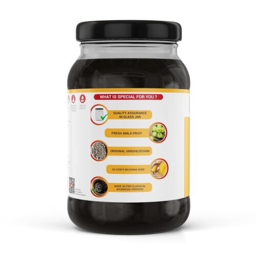 KRISHNA'S HERBAL & AYURVEDA, Chyawanprash Preservative Free - 500 gram Helps Build Stamina, Immunity & Strength