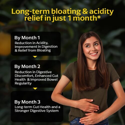 Panchamrit Gut Health EffervescentHelps Reduces Bloating & Acidity,Constipation,Improves Digestion,Colon Cleanse