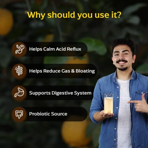 Panchamrit Gut Health EffervescentHelps Reduces Bloating & Acidity,Constipation,Improves Digestion,Colon Cleanse