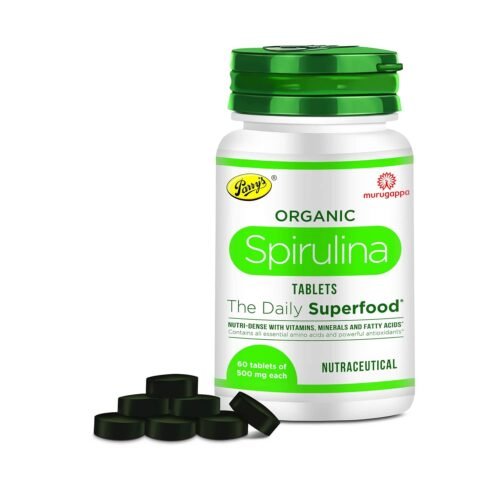 Parry's Wellness Organic Spirulina Tablets - Most Bio-available Protein & Nutri-dense Superfood