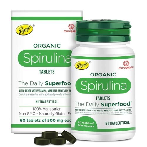 Parry's Wellness Organic Spirulina Tablets - Most Bio-available Protein & Nutri-dense Superfood1