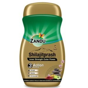 Zandu Shilajitprash, combination of Shilajit and selected herbs of Chyawanpash, a powerhouse of 47 potent Ayurvedic herbs