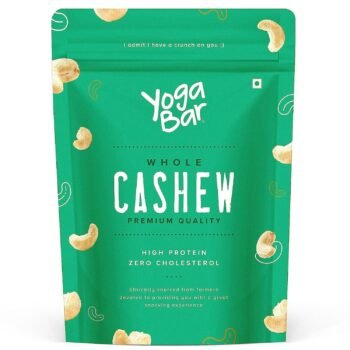 YogaBar Premium Cashews 1kg Whole 320 Kaaju 100% Natural King Size Crunchy Kaju Premium Nuts & Dry Fruits