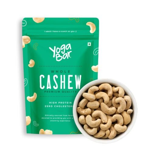 YogaBar Premium Cashews 1kg Whole 320 Kaaju 100% Natural King Size Crunchy Kaju Premium Nuts & Dry Fruits