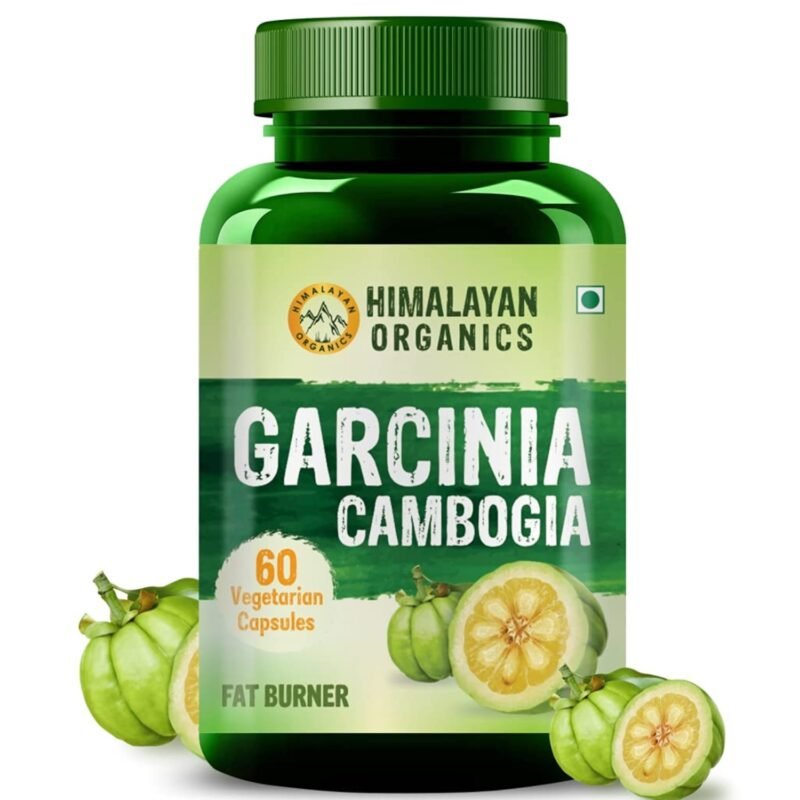 Himalayan Organics Garcinia Cambogia Tea Extract 1000Mg Supplement | Weight Loss Management, Fat Burner | Boosts Metabolism & Energy Levels- 60 Veg Capsules