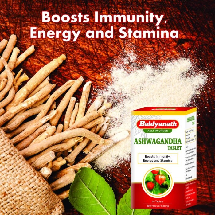 Baidyanath Asli Ayurved Ashwagandha Tablet Immunity Booster Antioxidant