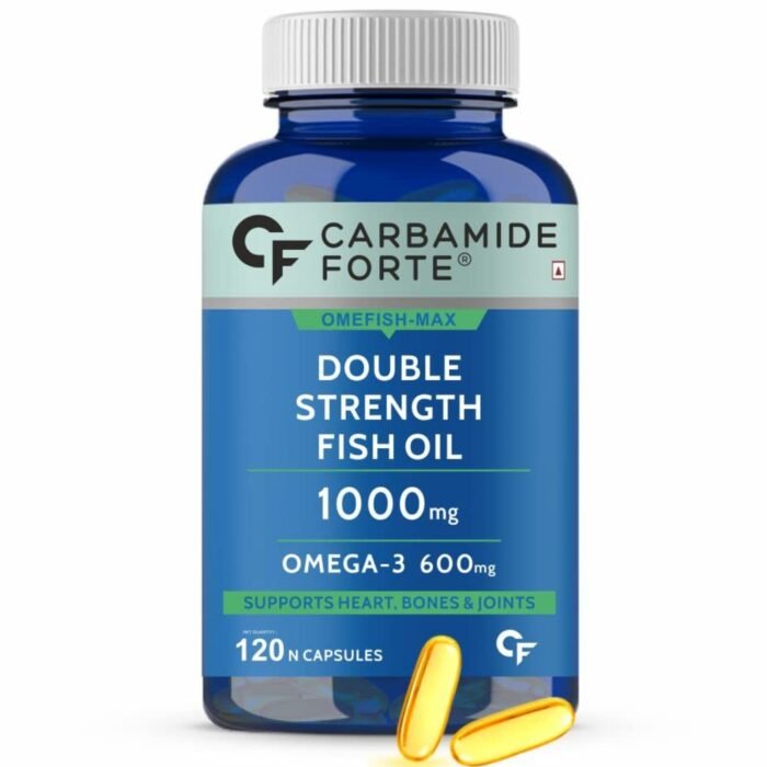 Carbamide Forte Double Strength Fish Oil 1000mg with Omega 3 600mg -120 Capsules