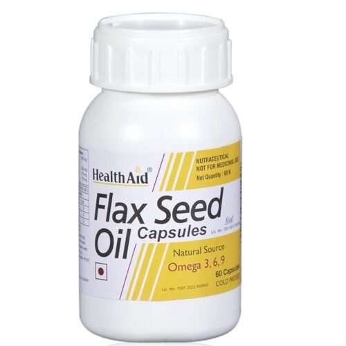 Health Aid Flaxseed Oil 1000mg (Omega 3.6.9) - 60 Capsules