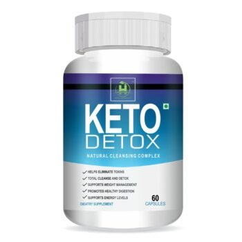 Healthy Nutrition - Just for the Health of it Keto Detox Advanced Cleansing Complex Weight Management Formula for Men WomenBurn Body FatIncrease Metabolic RateSuppressed Appetite-60 Veg Capsules