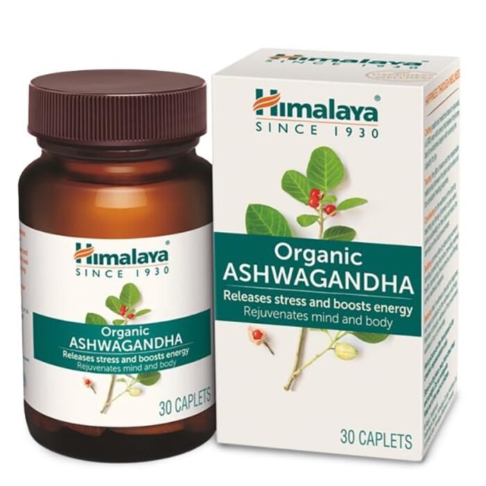 Himalaya Organic Ashwagandha 670Mg Tablet Helps Release Stress Rejuvenates Mind And Body General Wellness