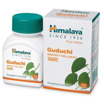 Himalaya Pure Herbs Guduchi Strengthens Immunity Wellness, Giloy, 60 Count