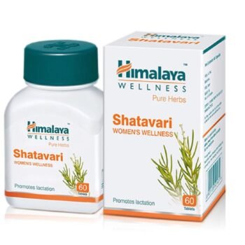 Himalaya Pure Herbs Shatavari Women's Wellness Tablets, Promotes lactation, White, 60 Count