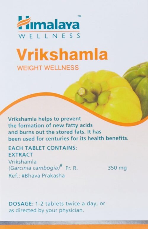 Himalaya Wellness Pure Herbs Vrikshamla Weight Wellness Manages weight -Pack of 60 Tablets1