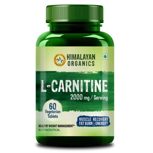 Himalayan Organic L-Carnitine 2000 Mg Healthy Weight Management Supports Muscle Recovery, Boost Energy