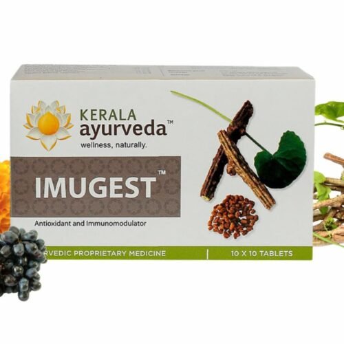 Kerala Ayurveda Imugest Tablets Natural Immunomodulator Ayurveda Immunity Booster Tablets Antioxidant Supplement 100% Ayurvedic