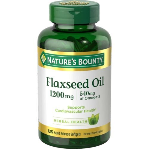 Nature's Bounty Flaxseed Oil 1200 mg - 125 Capsules