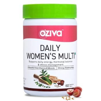 OZiva Daily Women’s Multivitamin Tablets Daily Energy, Holistic Health & Hormonal Balance With 23 Daily Multivitamins