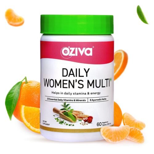 OZiva Daily Women’s Multivitamin Tablets Daily Energy, Holistic Health & Hormonal Balance With 23 Daily Multivitamins