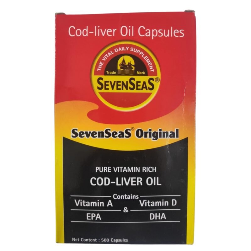 Seven Seas Cod Liver Oil - 500 Capsules