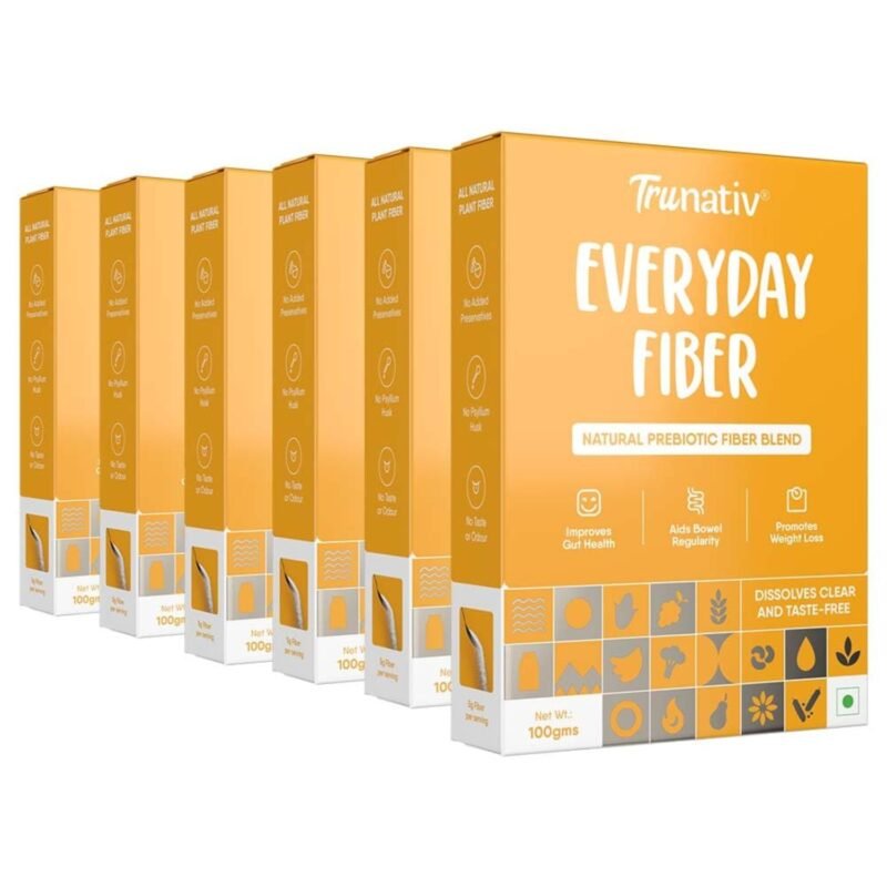 TruNativ Everyday Fiber Supplement Enhance Your Digestive Health With Plant Based Fiber Helps Control Weight & Blood Sugar Levels Naturally