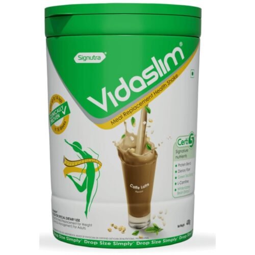 Vidaslim Meal Replacement for Weight Management-400g Jar (Caffe Latte)