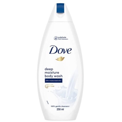 Dove Deeply Nourishing Body Wash, With Moisturisers For Softer, Smoother Skin, 250 ml