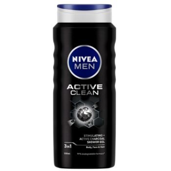 NIVEA MEN Active Clean Shower Gel,500 ml (Pack of 1)