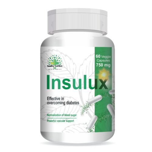 Healthy Nutrition - Just for the Health of it Insulux 750mg (60 Capsules) Support Endocrine Health & Diabetes Control