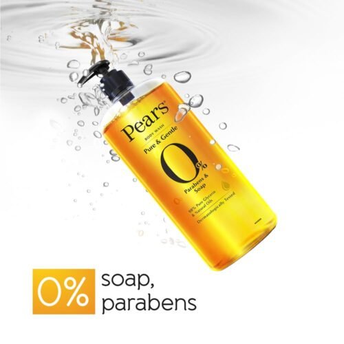 Pears Pure & Gentle Shower Gel SuperSaver XL Pump Bottle With 98% Pure Glycerine, 100% Soap Free and No Parabens, 750 ml