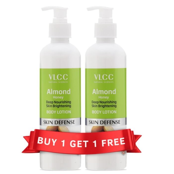 VLCC Almond Honey Deep Nourishing & Skin Brightening Body Lotion - 350ml + 350ml | Buy One Get One