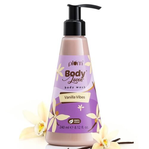 Plum BodyLovin' Vanilla Vibes Body Wash | SLS-Free Creamy Body Wash For Women | Long Lasting Vanilla Fragrance