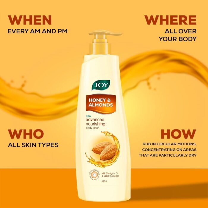 Joy Honey & Almonds Advanced Nourishing Body Lotion (750ml)