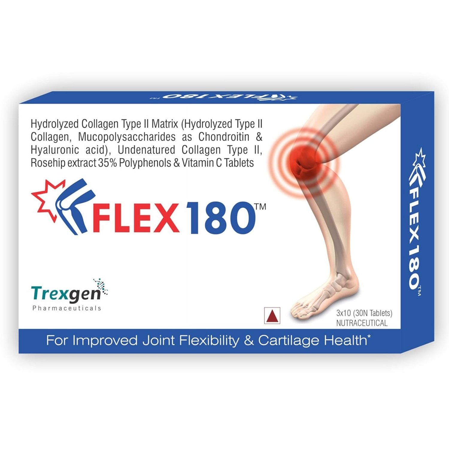 71UyD7N5pYL._SL1500_ Trexgen FLEX180™ Advanced Total Joint Pain & Cartilage Repair-Matrix Collagen