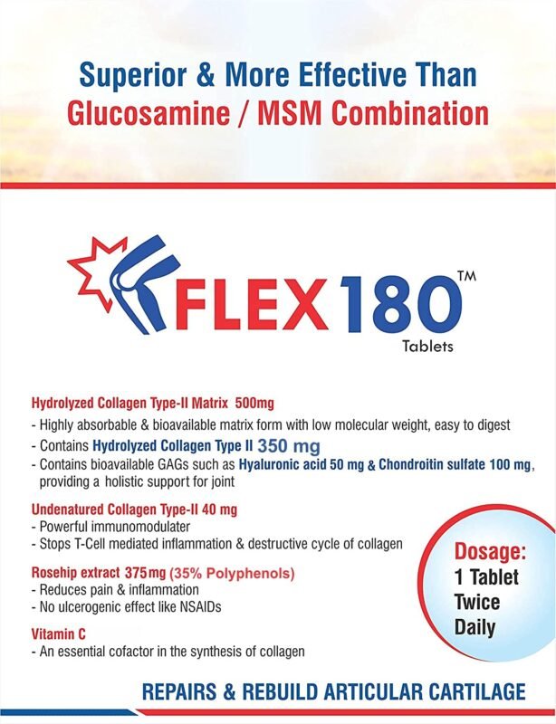 Trexgen FLEX180™ Advanced Total Joint Pain & Cartilage Repair-Matrix Collagen