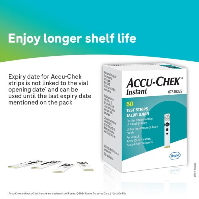 Accu-Chek Instant S Blood Glucose Glucometer Kit with Vial of 10 Strips