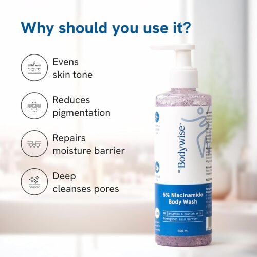 Be Bodywise 5% Niacinamide Brightening Body Wash Hydrates