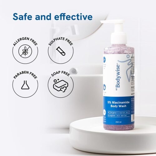 Be Bodywise 5% Niacinamide Brightening Body Wash Hydrates