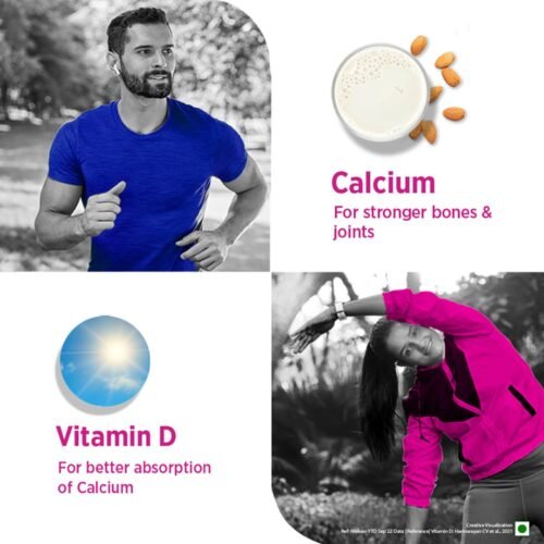 Centrum OstoCalcium Total Chewable Tablets for Women & Men Vitamin D & Calcium Tablets to support Strong Bones, Joints & Muscles 30 Tablets5