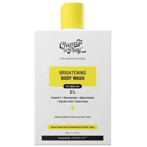 Chemist at Play Brightening Body Wash Glowing Skin Vitamin C Bodywash Helps to Reduce Fades Dark Spots