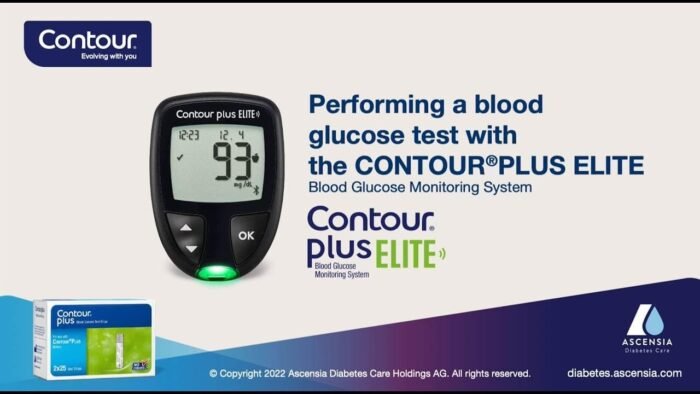 Contour Plus Elite Blood Glucose Monitoring System (with Bluetooth) | Glucometer with 25 Free Test Strips