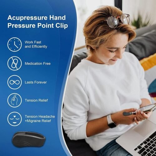 Control Acupressure Clip for Diabetics Sugar Control LI4 Acupressure Point Clip